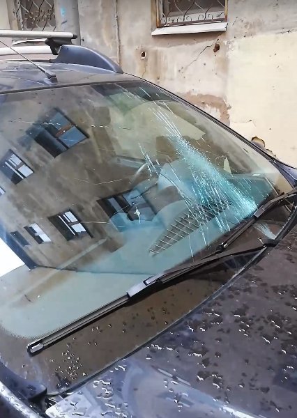 Кадр из видео Алексея в vk.com/spb_today
